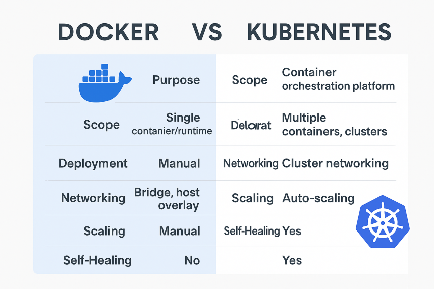 Docker vs Kubernetes